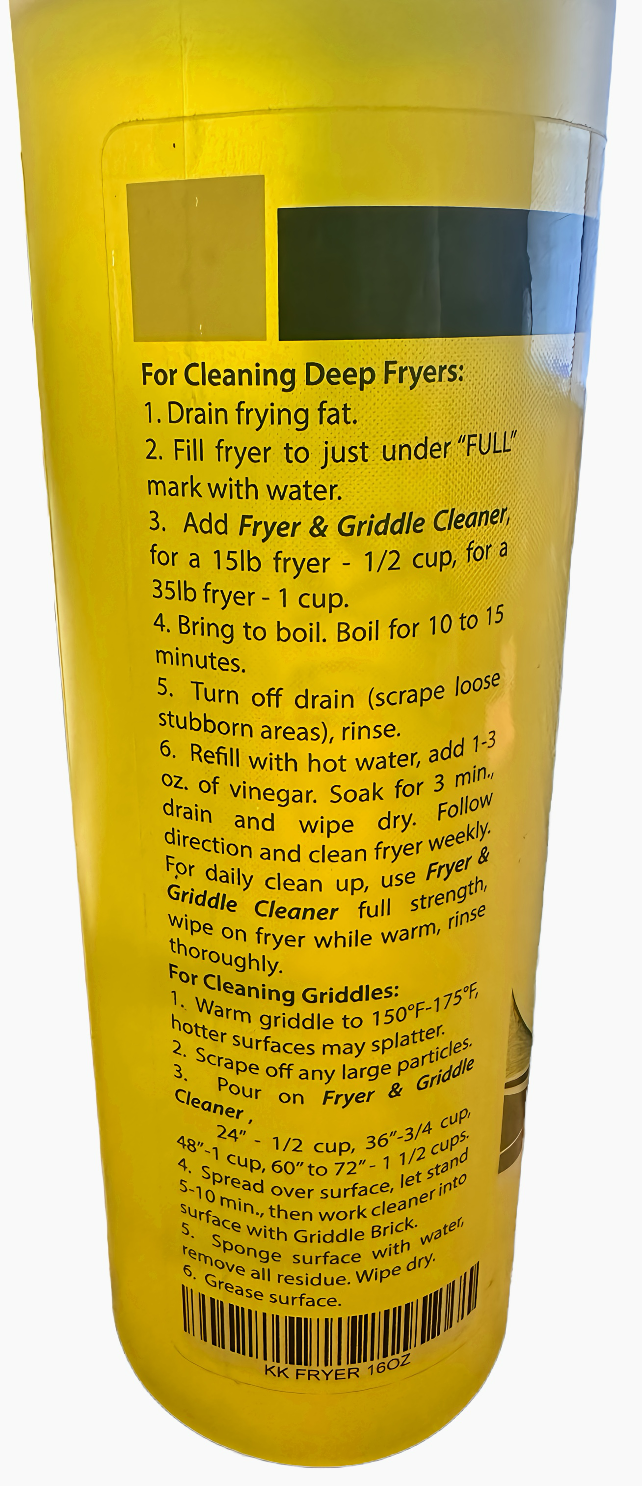 Fryer’ N Griddle Cleaner
