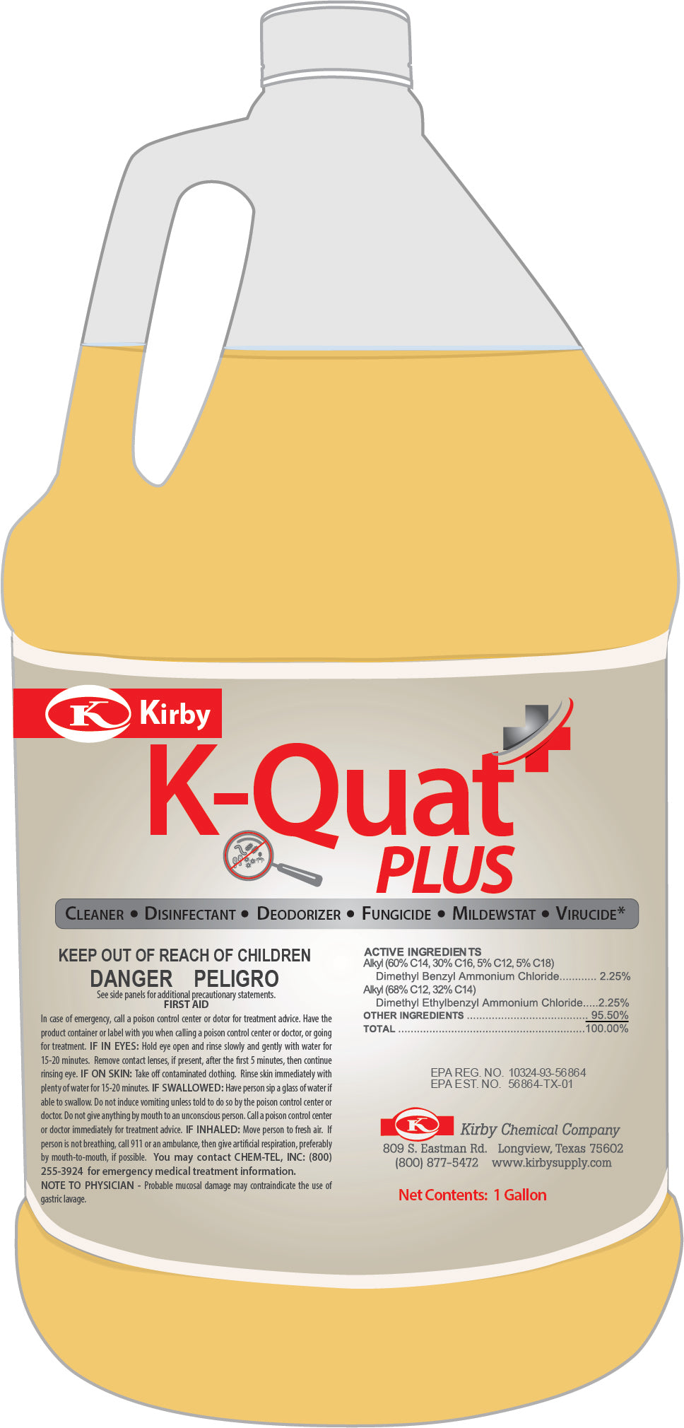 a gallon of k - quat plus