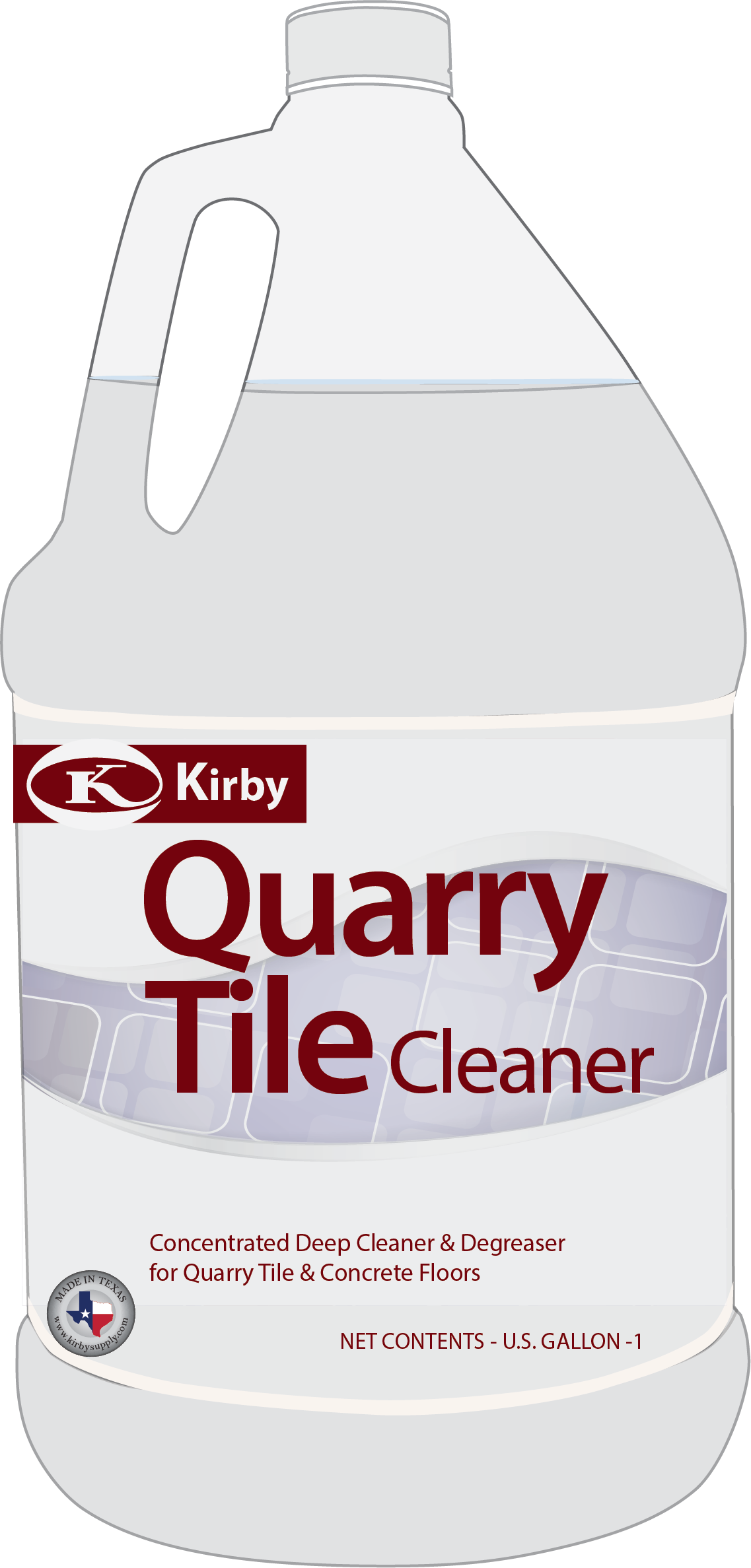 a gallon of kryly tile cleaner