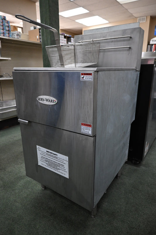 Serv-Ware, Floor Model Fryer, SGF-70N  (Used)