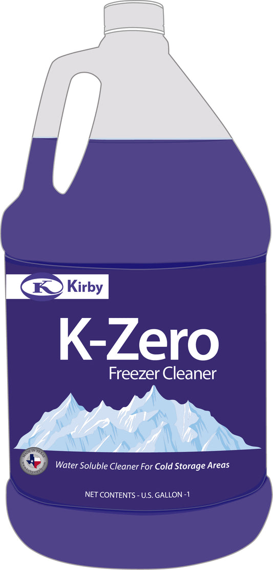 a gallon of k - zero freezer cleaner