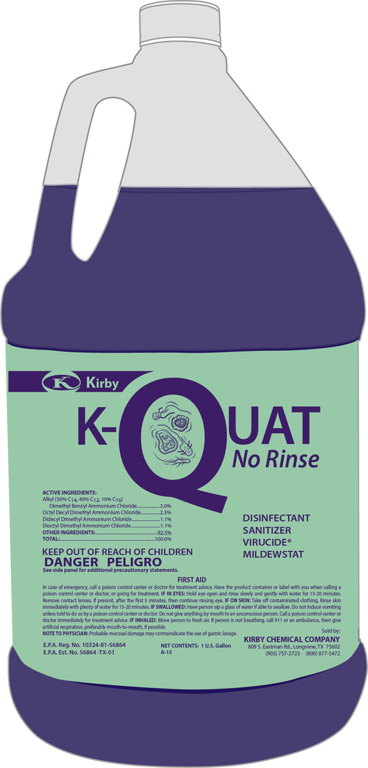 a gallon of k - qat no rinse