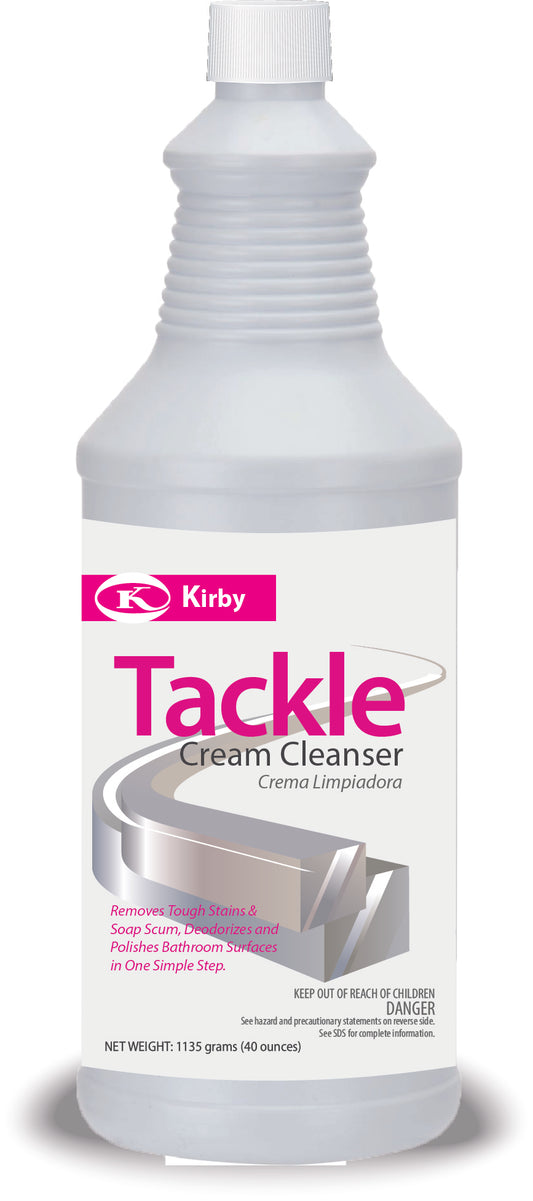 a bottle of tackle cream cleanser